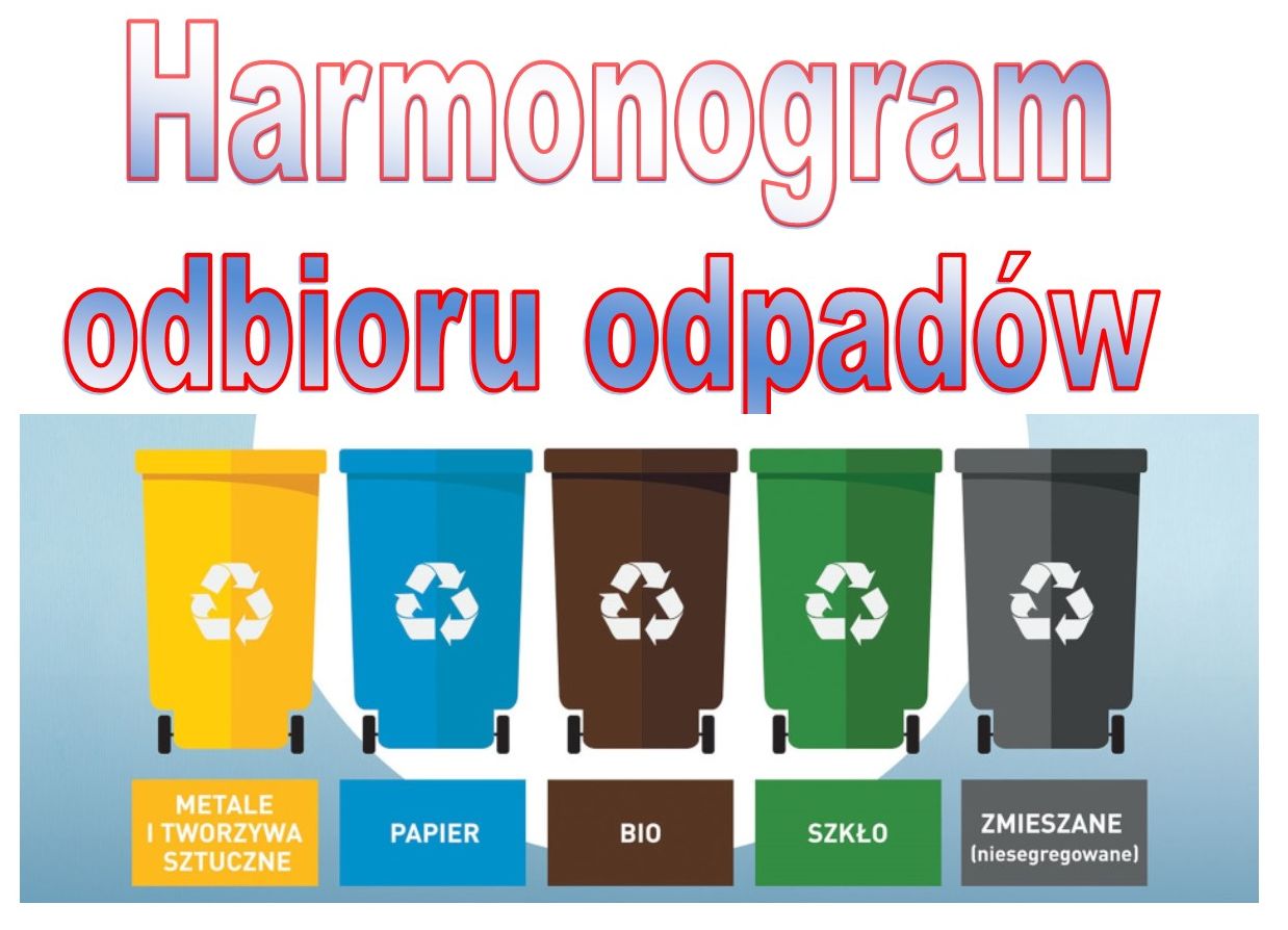Harmonogram odbioru odpadów